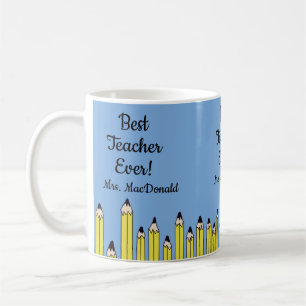 Lehrerdankeschön-Geschenk bester Lehrer überhaupt Kaffeetasse