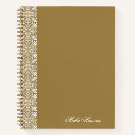 Lehrerdankeschön | Geschenk mit individuellem Name Notizbuch