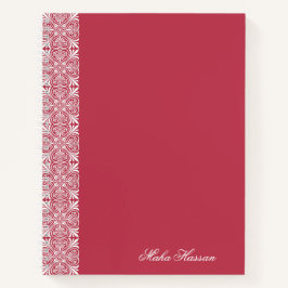 Lehrerdankeschön | Geschenk mit individuellem Name Notizbuch