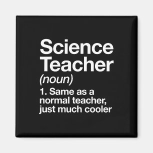 Lehrerdefinition Wissenschaft Spaß Byck Zur Schule Magnet
