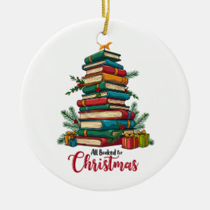 Lehrergeschenk Alles gebucht für Weihnachten Keramik Ornament