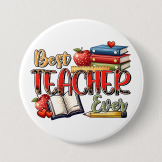Lehrergeschenk | Bester Lehrer überhaupt Button