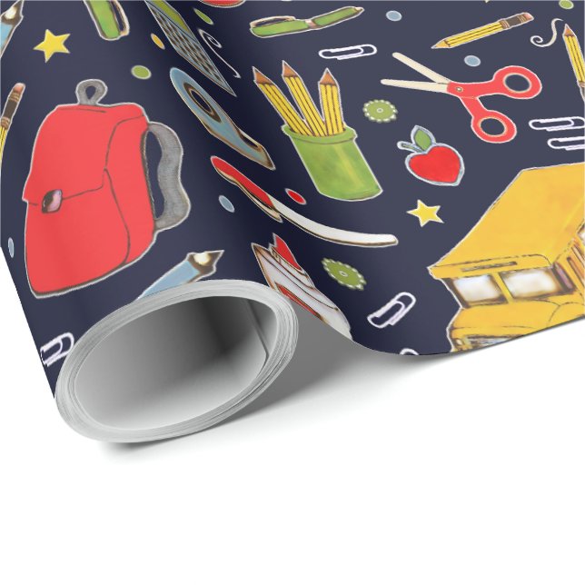Lehrergeschenk Geschenkpapier (Rolleneckpunkt)