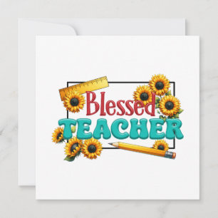 Lehrergeschenk Gesegneter Lehrer