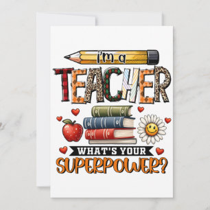 Lehrergeschenk Ich Bin Ein Lehrer Einladung