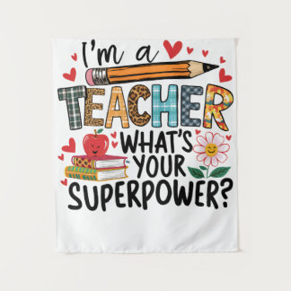 Lehrergeschenk | Ich bin ein Lehrer Wandteppich