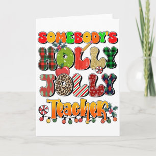 Lehrergeschenk Irgendjemandes fröhliche Lehrer Karte