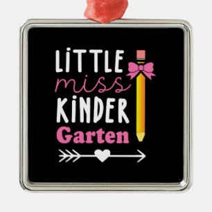 Lehrergeschenk   Little Miss Kindergarten Ornament Aus Metall
