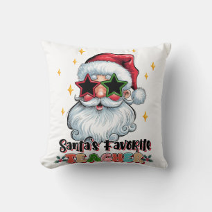 Lehrergeschenk Santas Lieblingslehrer Kissen