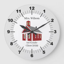 Lehrergeschenk Schulhaus Wall Clock