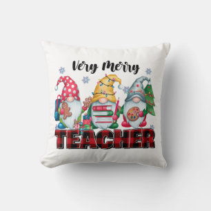 Lehrergeschenk Sehr fröhlicher Lehrer Kissen