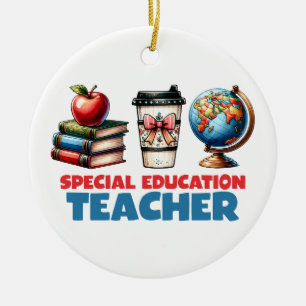 Lehrergeschenk Sonderpädagogik-Lehrer Keramik Ornament