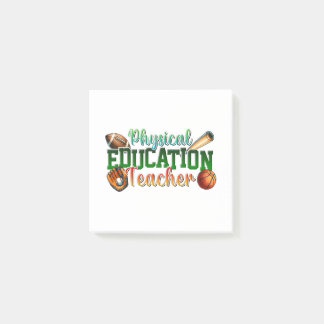 Lehrergeschenk | Sportlehrer Post-it Klebezettel