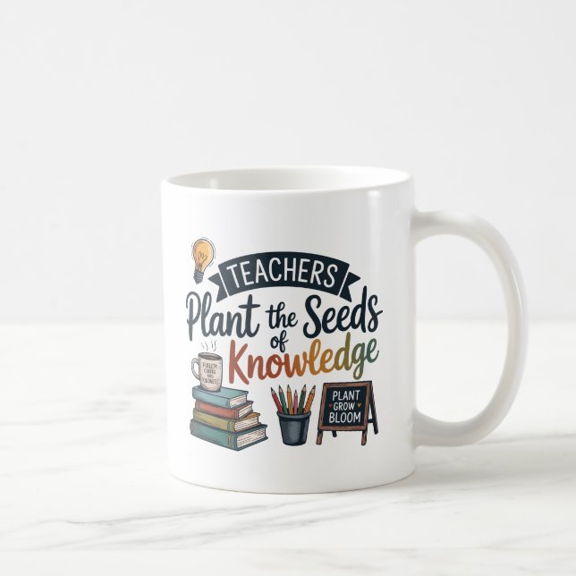 Lehrergeschenk-Subimationsdesign, Zurück zur Schul Kaffeetasse (Rechts)
