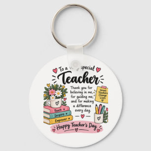 Lehrergeschenk zur Würdigung Frohen Lehrertag Schlüsselanhänger