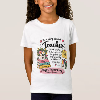 Lehrergeschenk zur Würdigung | Frohen Lehrertag T-Shirt