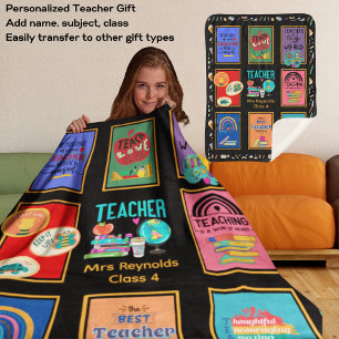 Lehrergeschenke für Frauen Männer, Lehrerempfehlun Fleecedecke