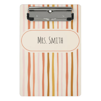 Lehrerheft, personalisiertes Lehrergeschenk, Kunde Mini Klemmbrett