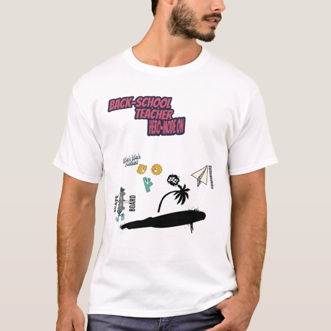Lehrerheld mofe auf  T-Shirt (Vorderseite)