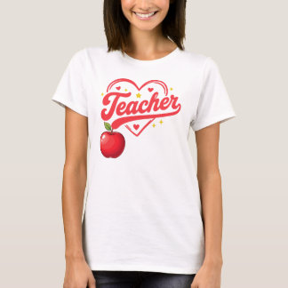Lehrerherz, Lehrererkenntlichkeit T-Shirt