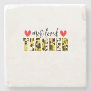 Lehrerin Art am liebsten Lehrer Steinuntersetzer