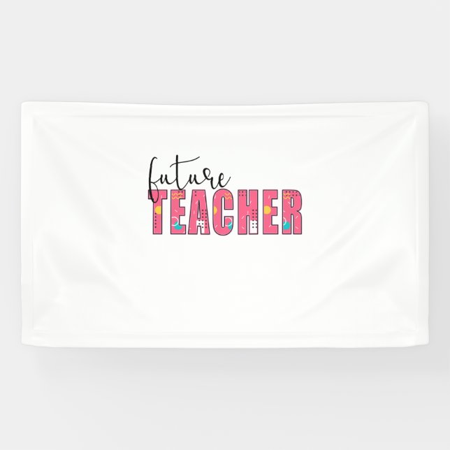 Lehrerin Art Future Lehrerin Banner (Horizontal)