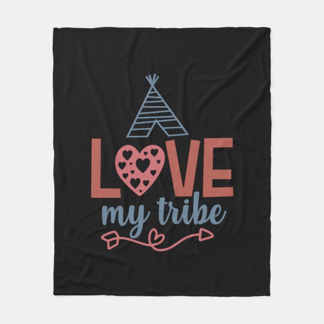 Lehrerin Art Liebe Fleecedecke (Vorderseite)