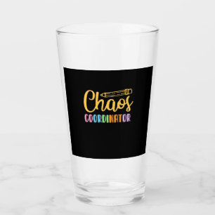 Lehrerin Chaos-Koordinator Glas
