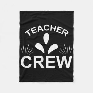 Lehrerin Crew lustig zurück zur Schule Fleecedecke