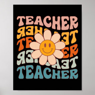 Lehrerin Daisy Colorful - Grundschullehrerin Poster