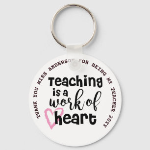 LEHRERIN DANKE IHNEN Personalisierte Geschenke unt Schlüsselanhänger