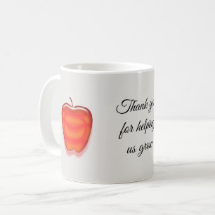 Lehrerin danke Ihnen Red Apple Klassenzimmer Keepa Kaffeetasse
