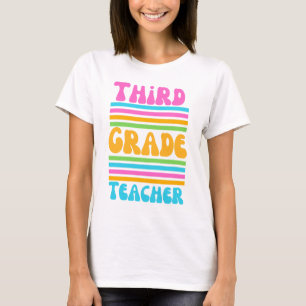 LEHRERIN DER DRITTEN KLASSE Virbrant Colors Bubble T-Shirt