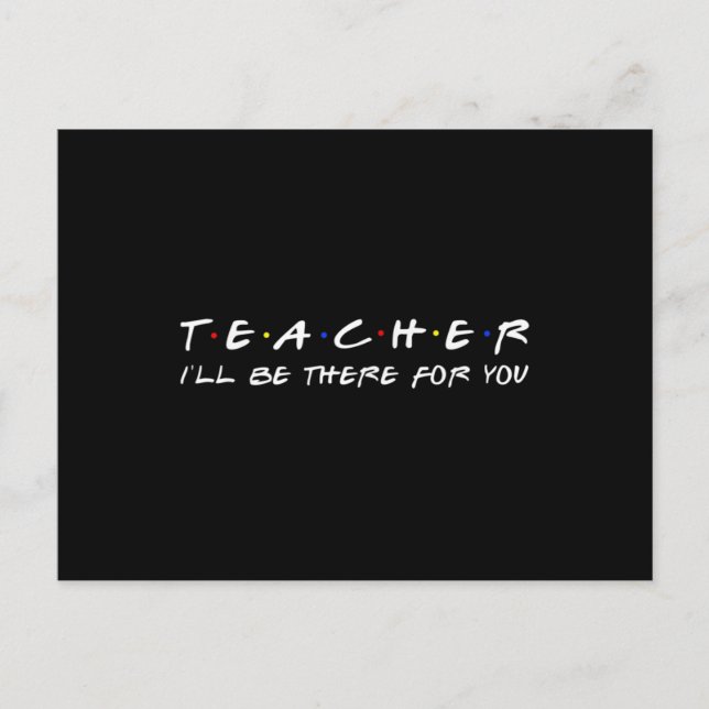 Lehrerin, die ich für dich bin - lustiger Lehrer Postkarte (Vorderseite)