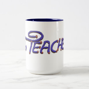 Lehrerin, du lehrst mich für die Hoffnung für die  Zweifarbige Tasse