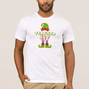 Lehrerin Elf Weihnachten Weihnachten Weihnachten U T-Shirt