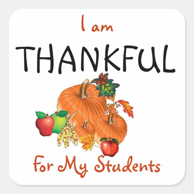 LEHRERIN FALL STICKERS (Vorderseite)