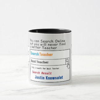 Lehrerin Funny Best Search Tassen