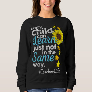 Lehrerin für Autismus im Leben, die jedes Kind ler Sweatshirt