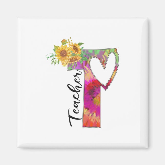 Lehrerin für Blume Magnet (Vorne)
