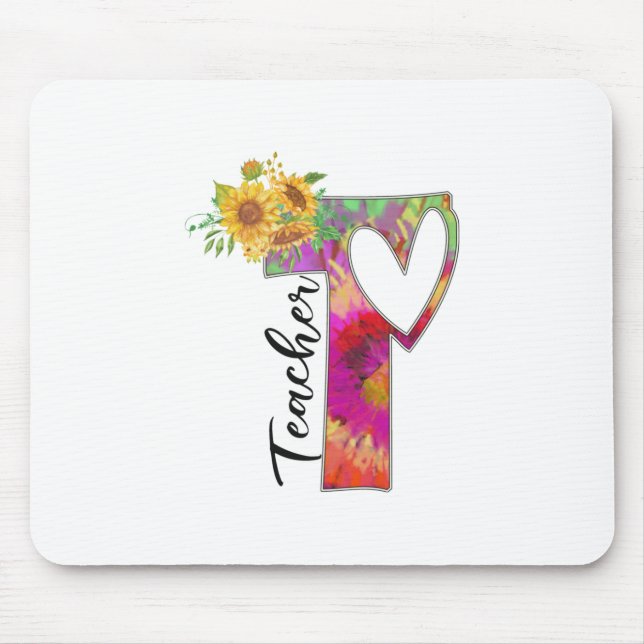 Lehrerin für Blume Mousepad (Vorne)