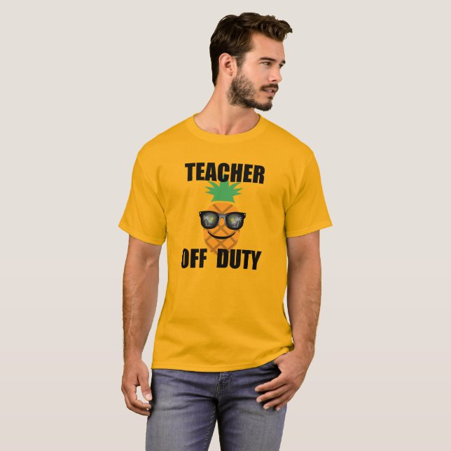 Lehrerin für Dienstdesign - T - Shirt für Männer (Vorne ganz)