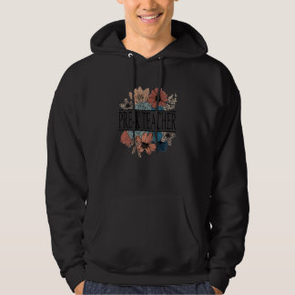 Lehrerin für Vorschulkinder der Frauen Retro-Bl Hoodie