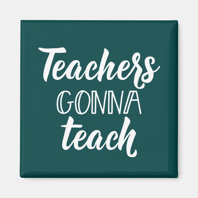 Lehrerin Gonna lehrt Magnet (Vorne)