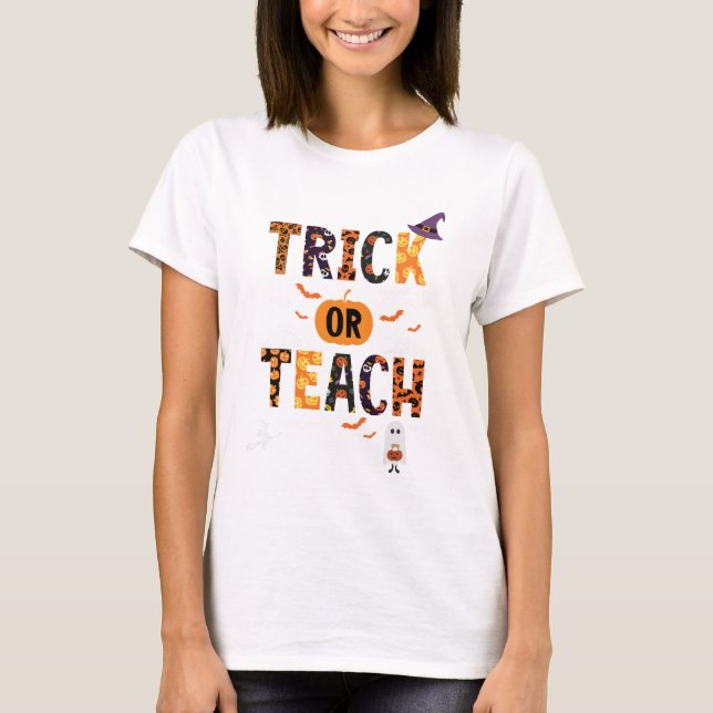 Lehrerin halloween Shirt (Vorderseite)