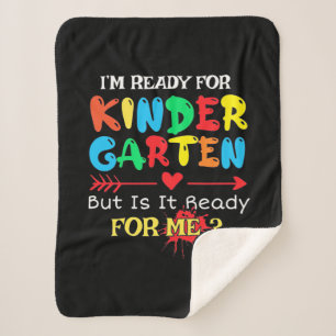 Lehrerin Ich bin bereit für den Kindergarten Sherpadecke