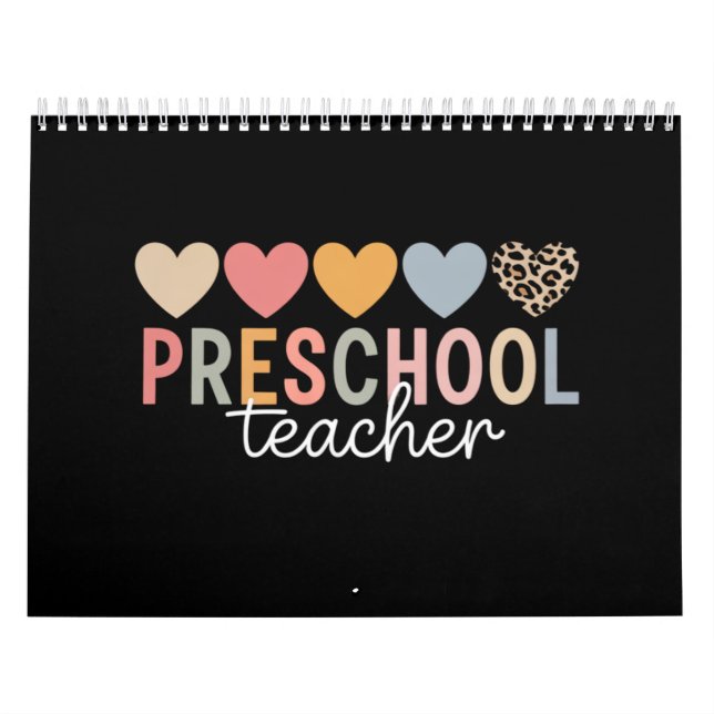 Lehrerin in der Vorschule zurück zur Schule Kalender (Titelbild)