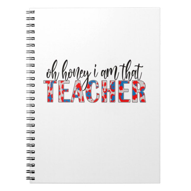 Lehrerin ist, dass ich Lehrerin bin Notizblock (Vorderseite)