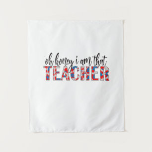 Lehrerin ist, dass ich Lehrerin bin Wandteppich