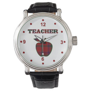 Lehrerin Karierte Apple Watch Armbanduhr